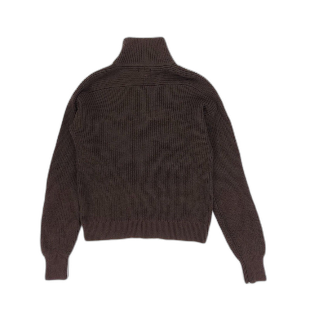 NEW Quince Australian Merino Wool Half Zip Sweater Coffee Bean Brown Minimal - Picture 9 of 13
